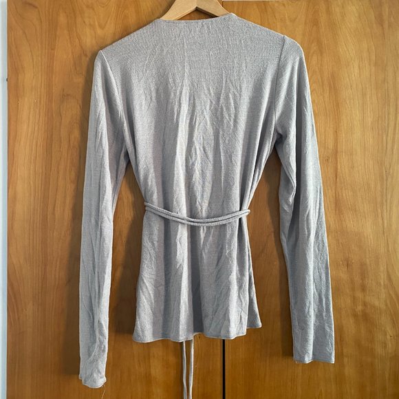 Aritzia Wilfred Free Katsia Wrap Top/Cardigan - Picture 2 of 8